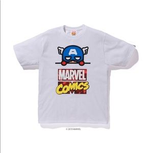 BAPE x Marvel Comics Captain America Tee
